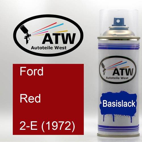 Ford, Red, 2-E (1972): 400ml Sprühdose, von ATW Autoteile West.